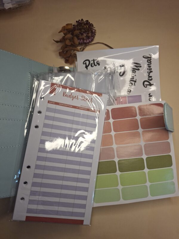 Agenda de ahorro Verde claro